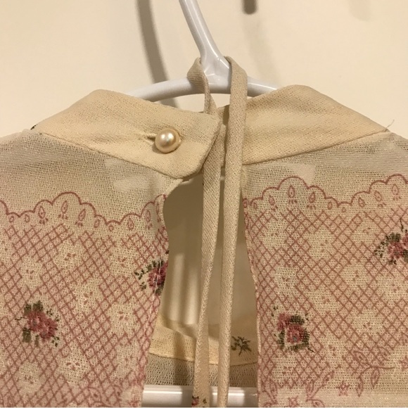 Vintage floral sheer dress - Picture 6 of 9